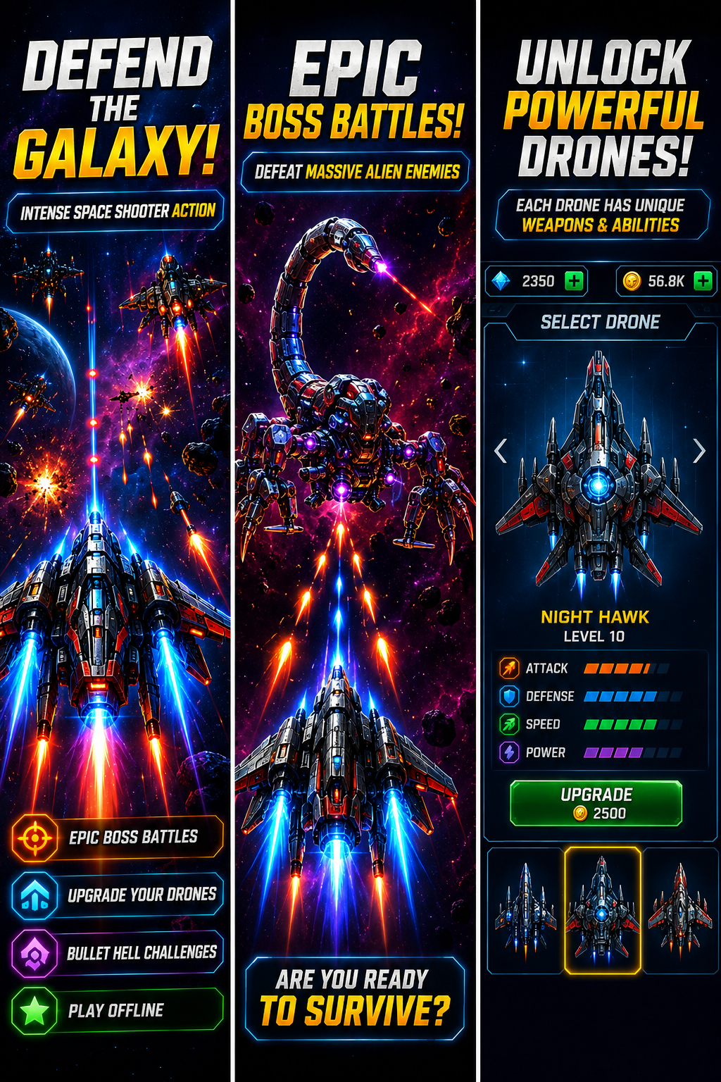 Defend the Galaxy - Epic Boss Battles